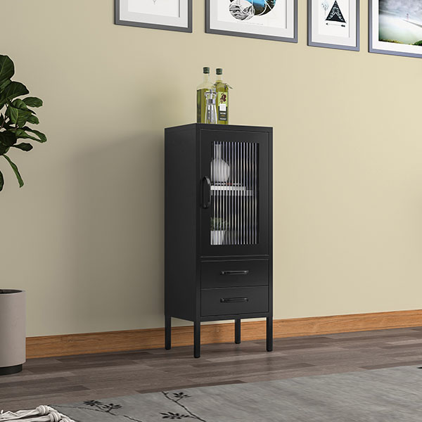 Wide Single Two Door Cabinet