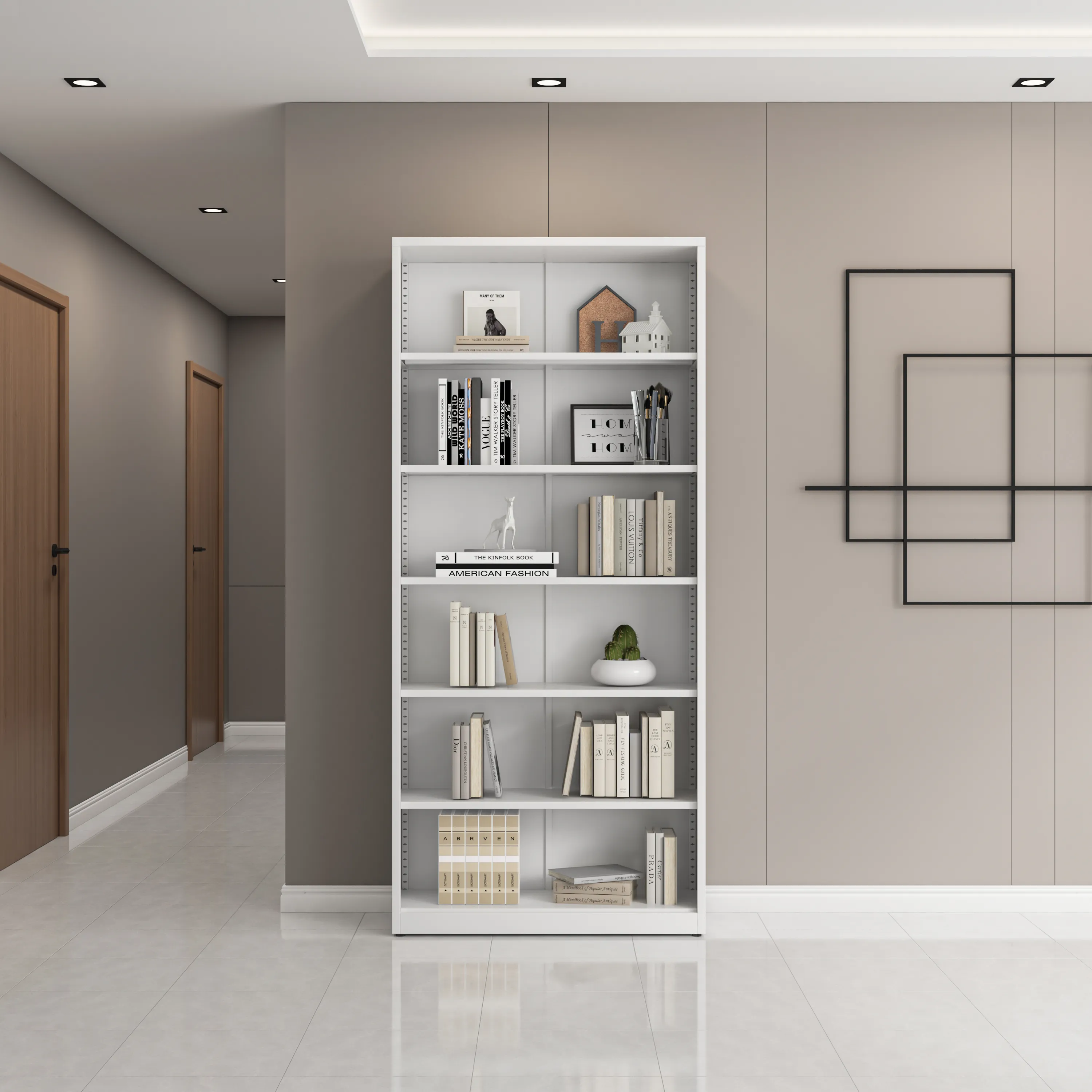 living room bookcase